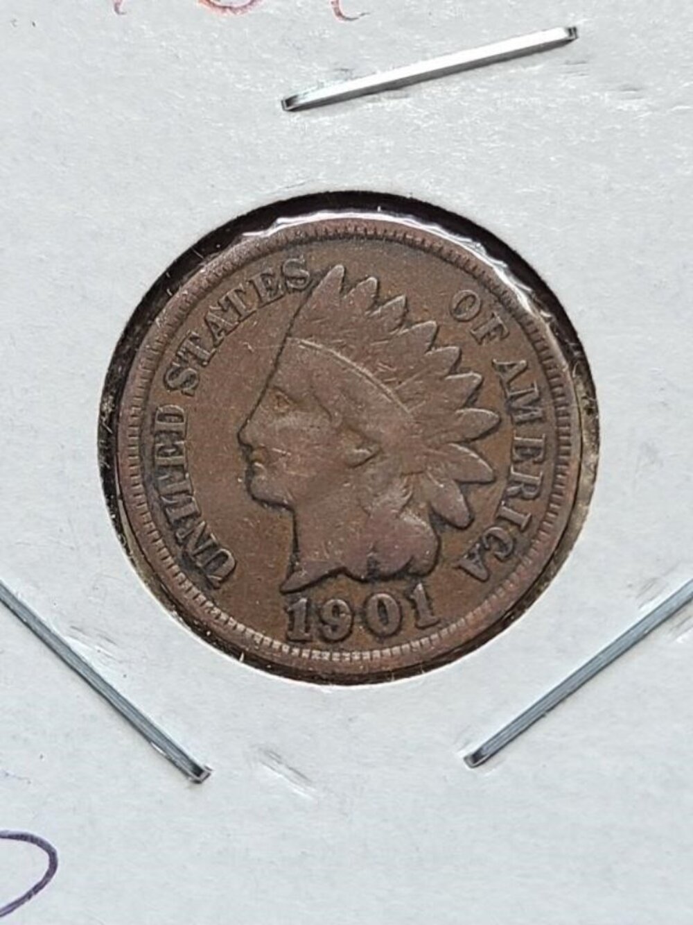 Lot of 9 1900's Indian Head Pennies... Nice Details... In Protective Sleeves